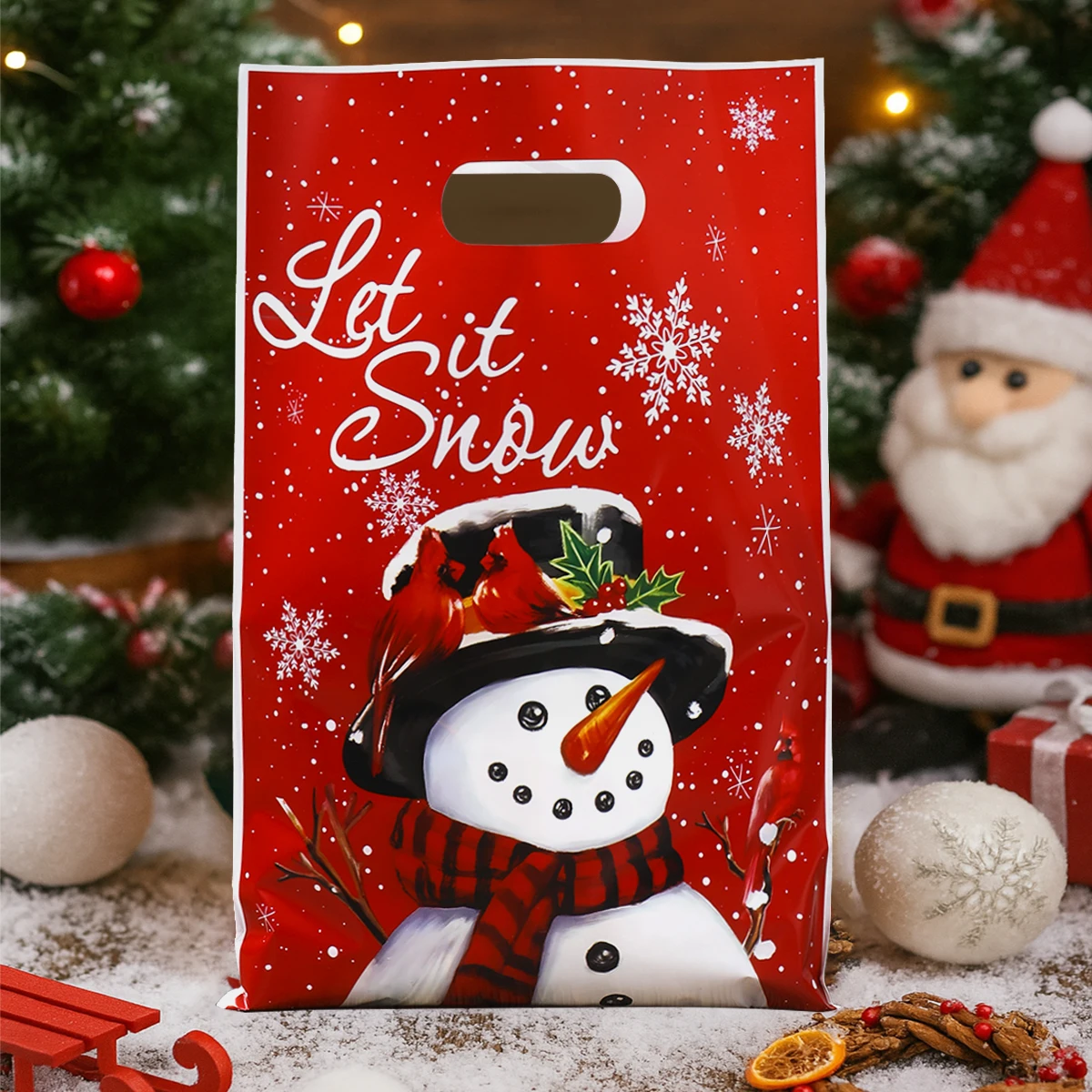 Christmas Snowman Gift Handbag Merry Christmas Decoration for Home 2025 Navidad Natal S... - SKU CSGH1842 - UGI Packaging