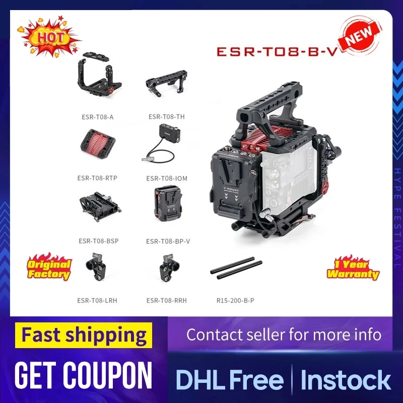 その他 Tilta ESR-T08-TH Top Handle for RED Top Handle Extension | Tilta