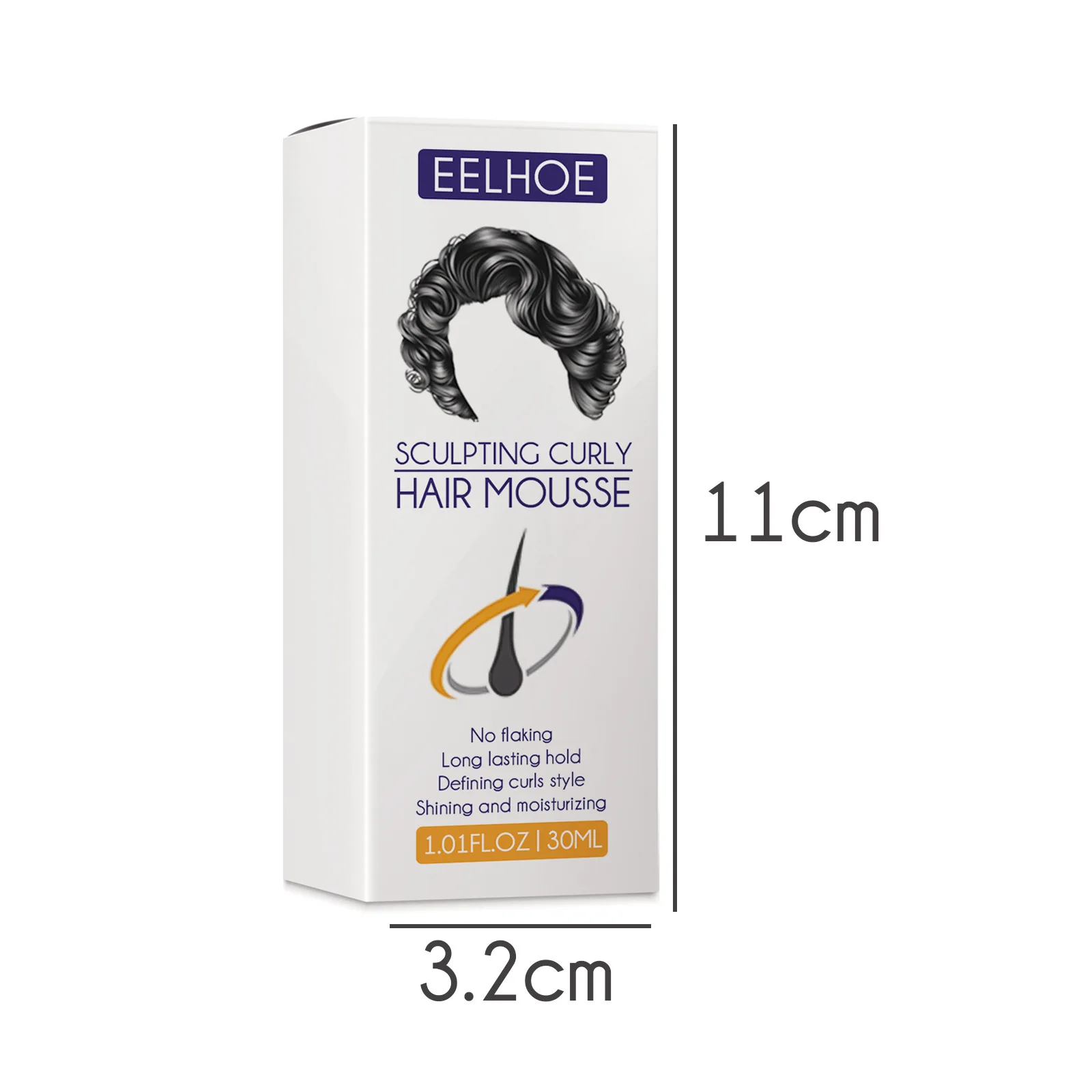 Description Picture 3 of itemNew Curl Boost Cream Sculpting Curly Hair Mousse Curl Cream for Curls Bounce and Curl Care Curly Hair Products Creme Para Cabelo