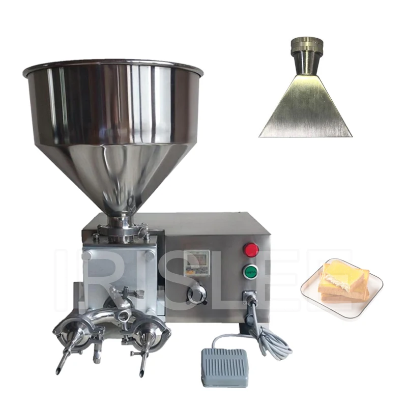 

Commercial Portable Puff Cream Filling Machine Jam Filled Cake Injection Tool