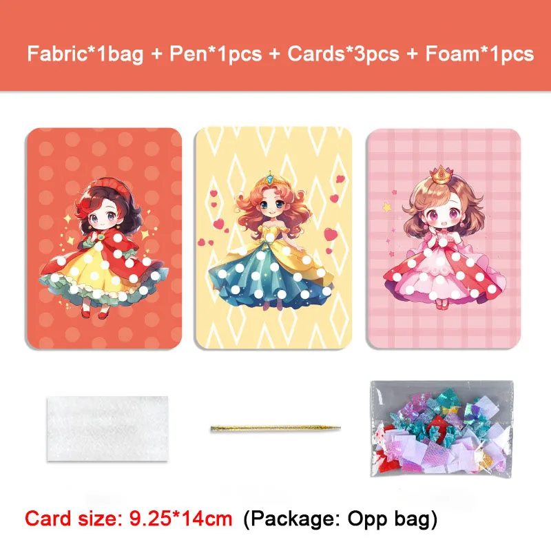 Fabric Art Frenzy: Princess Dress-Up Animal Puzzle & DIY Craft Kit
