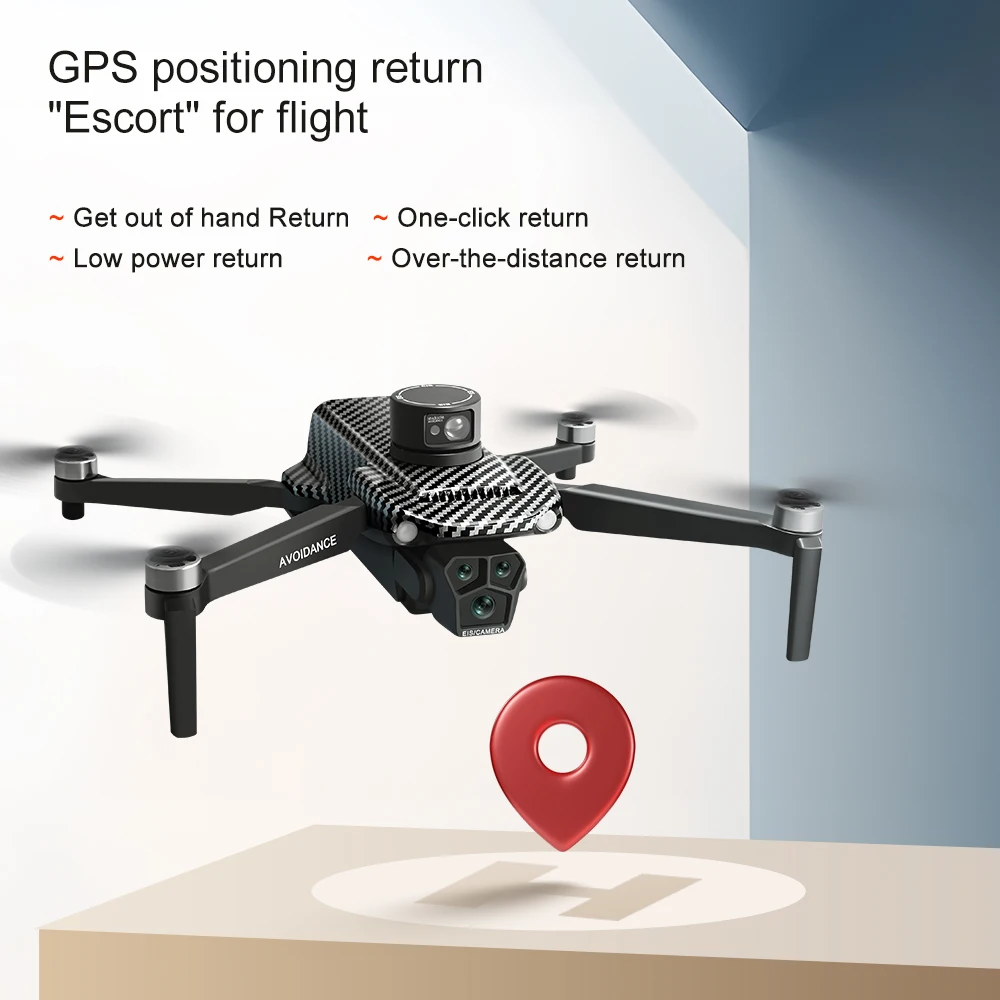 Drone U99/U33 MAX avec évitement obstacles laser/infrarouge, 8K HD, GPS