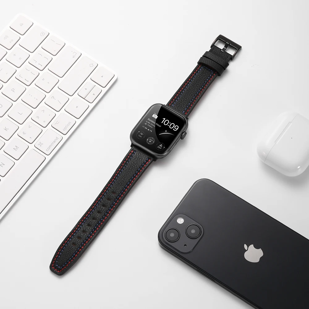 NewLeather Ʈ 8 7  45mm 41mm   Ʈ iwatch 6 5 4 SE 44mm 40mm ø 3 42mm 38mm Correa