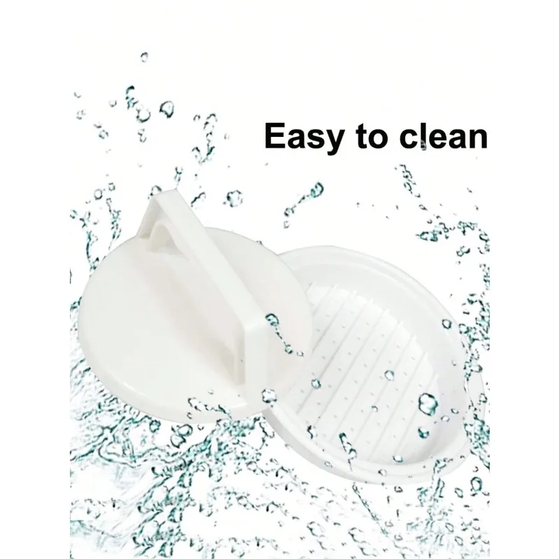 3-in-1 Burger Press Maker with Non-Stick Design - Stuffed Patty Mold for BBQ Grilling, Easy-Clean Kitchen Tool Accessory