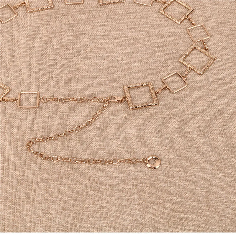 Metal Chain Women Belt Gold Silver Waist Chain Dress Jeans Cool Girls Lady Waistband Accessories Body Chain Fashion New
