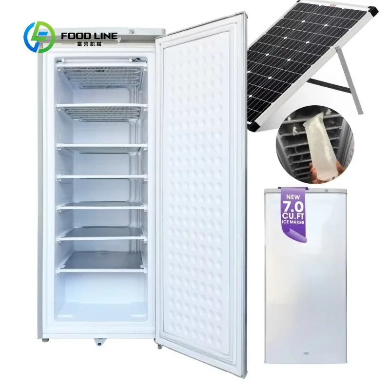 Macchina per il Ghiaccio Solare Personalizzata ad Alta Efficienza DC 12V 24V, Produttore di Ghiaccio a Proiettile Portatile Off-Grid Alimentato a Energia Solare