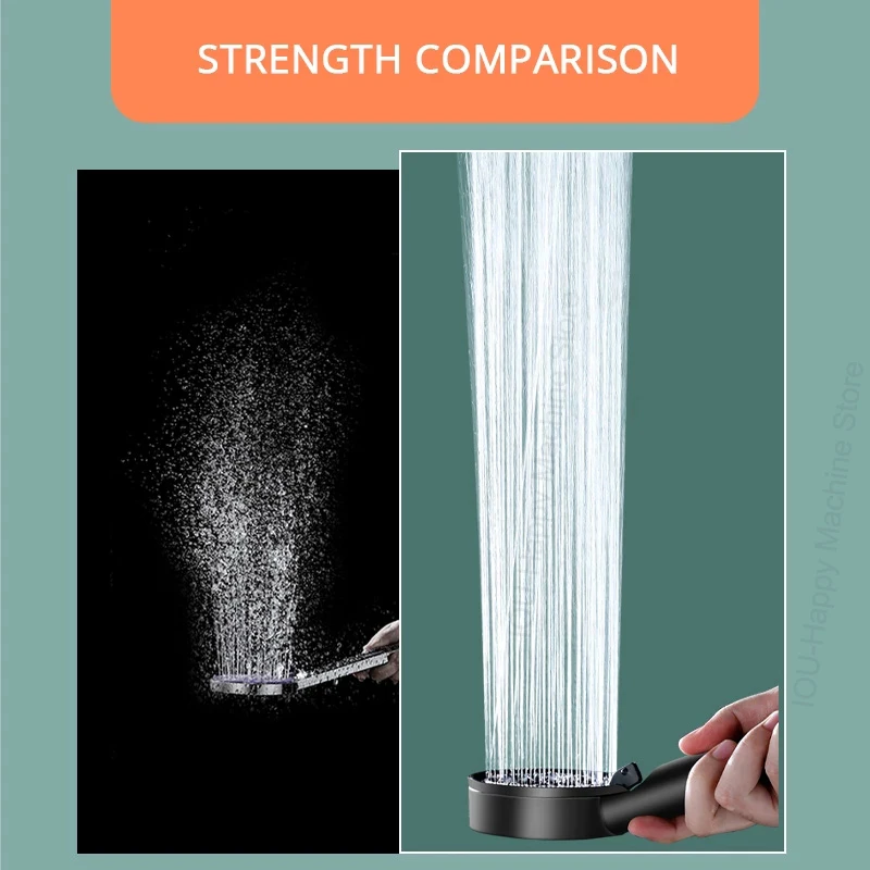 5 Modes Shower Head Adjustable High Pressure Water Saving Water Massage Bathroom Accessories shower head