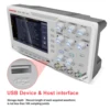 Hanmatek Digital Oscilloscope 2 / 4 Channels 110MhZ Bandwidth 1GS/s Sampling Rate 5mV/Div 7-inch LED SCPI/labview communication 5