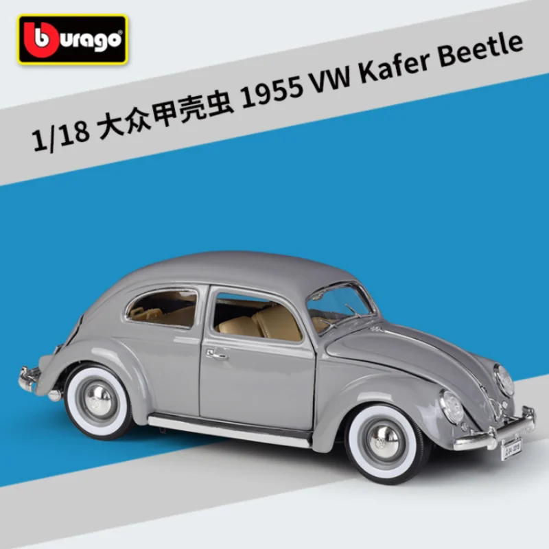 

Bburago 1:18 1955 Volkswagen Kafer Beetle Alloy Retro Car Model Classic Car Model Car Decoration Collection Gift B485