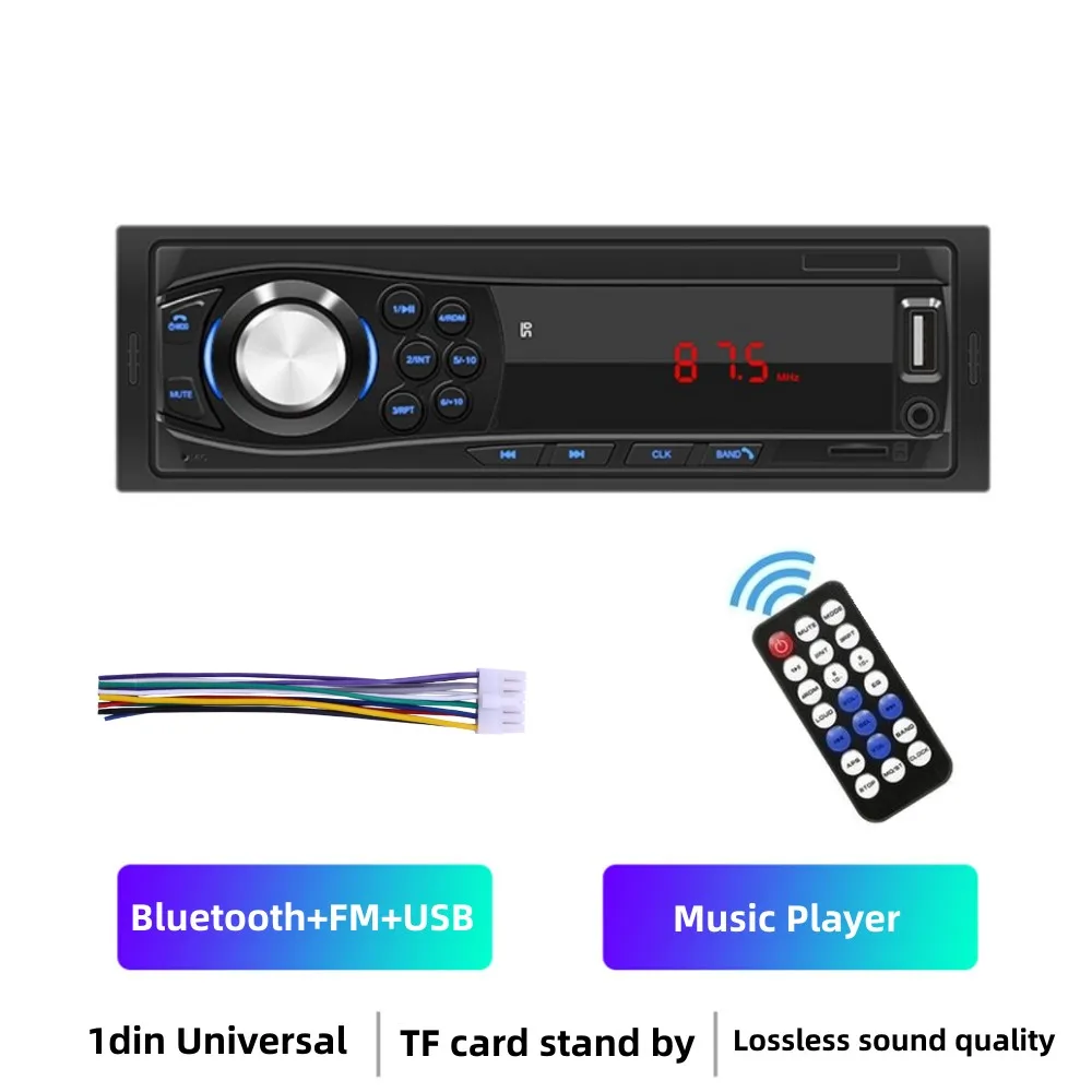 Radio Bluetooth Autoradio Vintage Double Bouton Lecteur MP3 Tuner FM Stéréo  USB AUX Voiture Classique Rétro Audio Récepteur Haut Parleur Accessoires  230701 Du 20,33 €