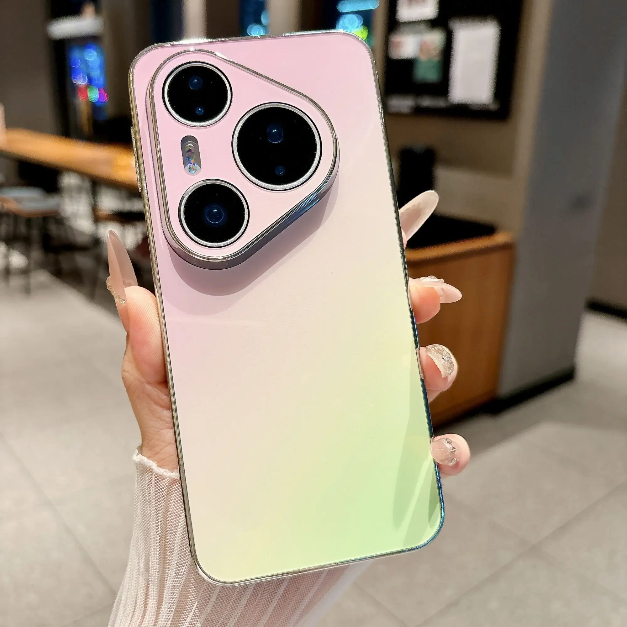 Luxury Matte Gradient Anti-Fall Shockproof Phone Case Cover