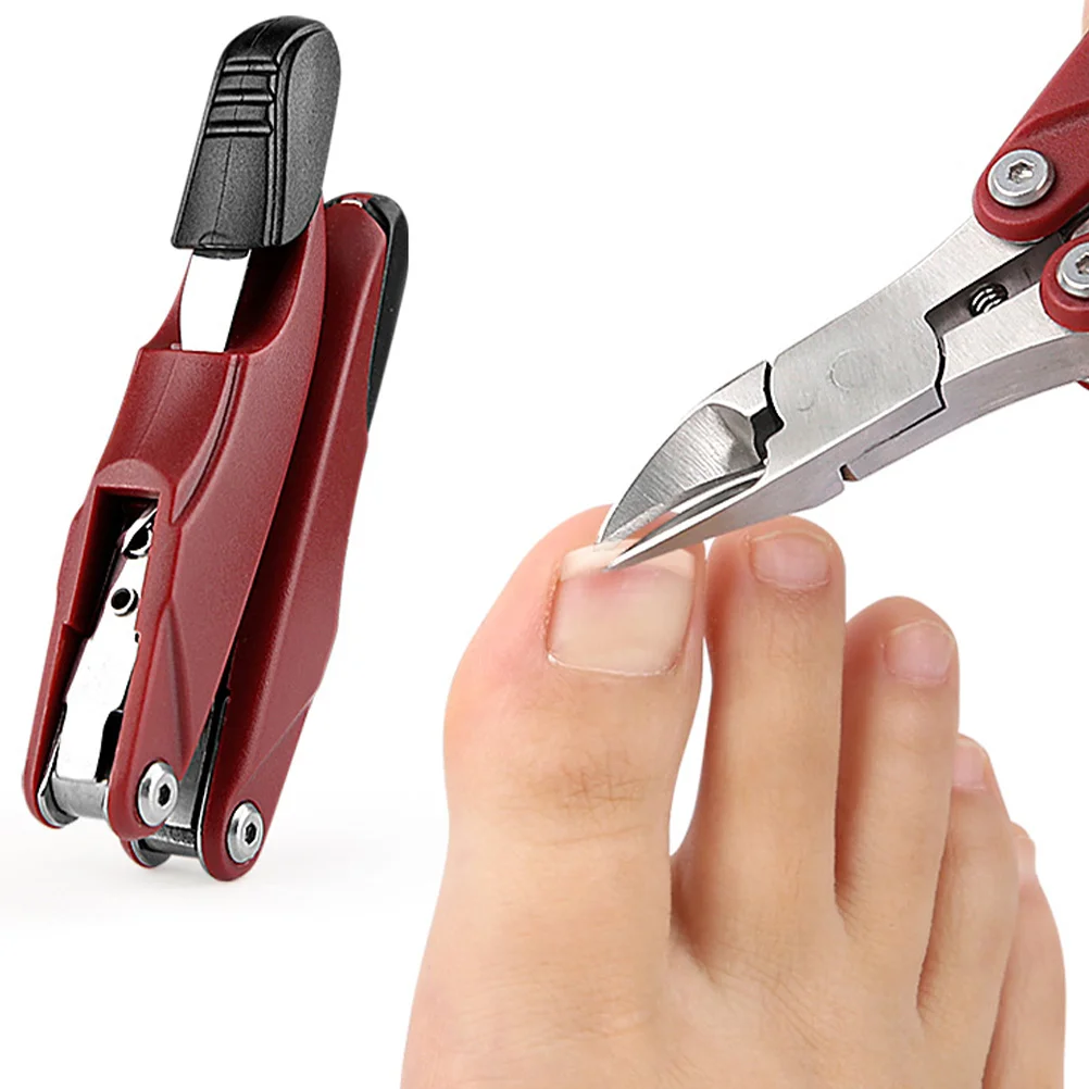 Eagle Mouth Pliers Toenail Clippers Foldable Folding Fingernail Manicure Stainless Steel Miss цена и фото