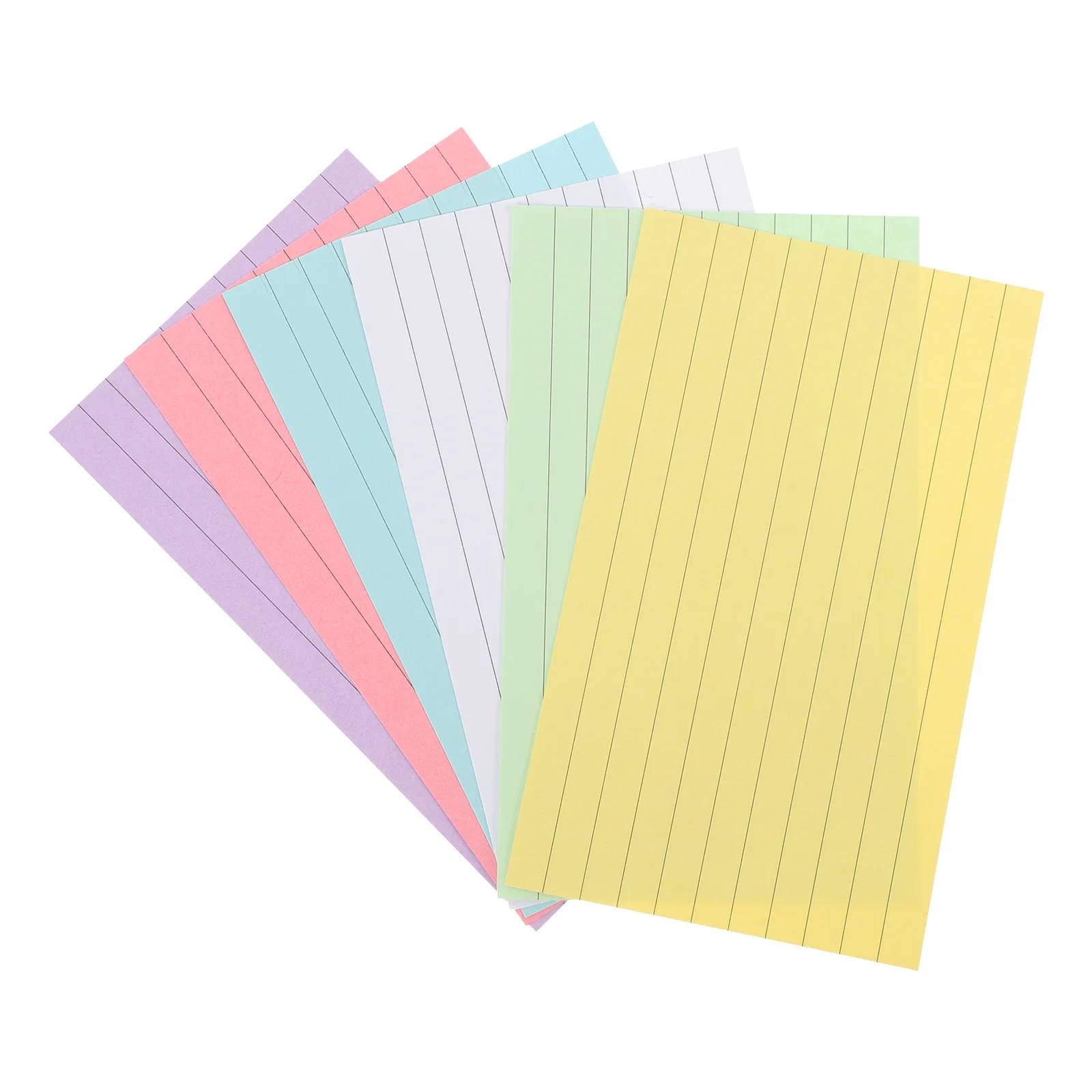 Notepads Flash Cards Colored Note Cards Portable Writing Words Cards Office Supplies Binder Horizontal Loose-Leaf