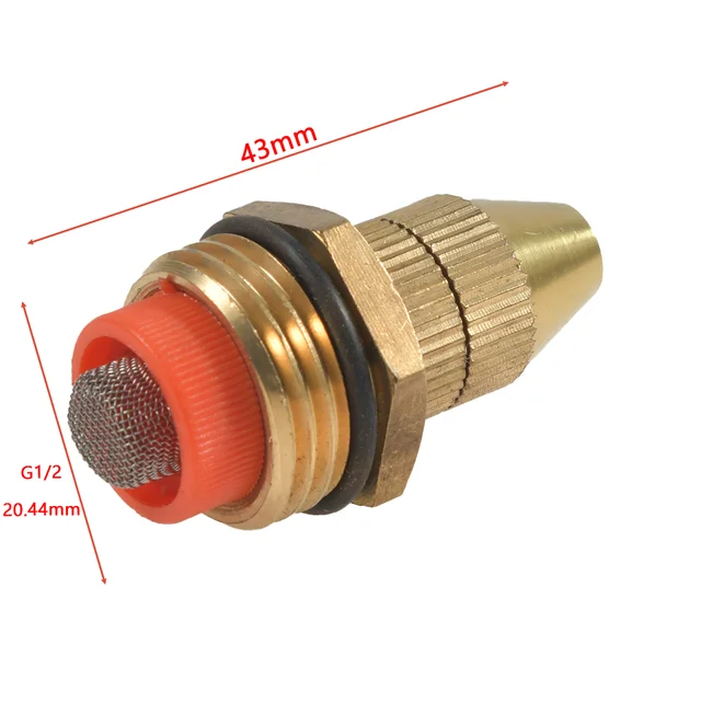 1/2 "Hím Permetezőgépek Köd Fúvóka Állítható Vízpermet Kertészet Öntözés 1 Pc Sprinkler - Image 6