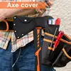 Hatchet Sheath For Belt Waist Hangable Thicken Adjustable Axe Sheath With Metal Buckle Nylon Hatchet Cover Camping Accessories 2