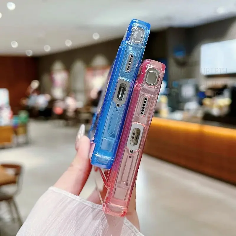 Luxury Silicone Transparent Card Case