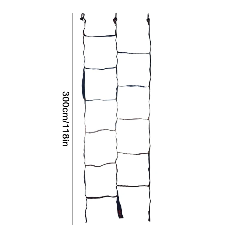 Home Ladder Polyester Silk Rope Ladder Lightweight Emergency Escape Equipment Kids Early Education Tool Training Kit
