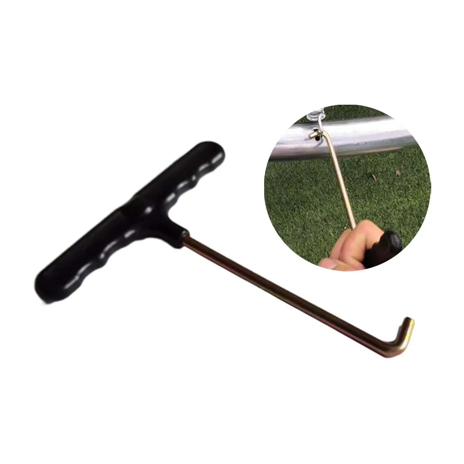 Trampoline Puller Adjustment Tool Accessories Assembly Install Tool Durable Trampoline Spring Pulling Tool Trampoline Hook Tool