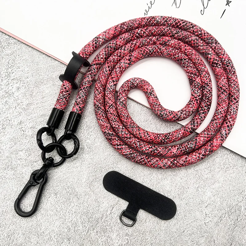 Hands-Free Mobile Phone Lanyard with Detachable Shoulder and Neck Strap