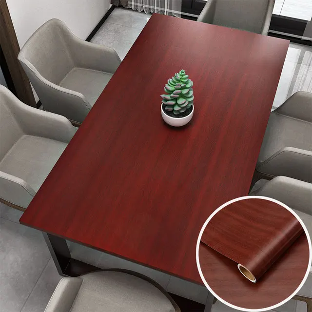 الخشب الحبوب شريط خلفيات الرجعية نمط الأثاث تجديد ذاتية اللصق فيلم مقاوم للماء غرفة المعيشة خلفية ملصقات الحائط