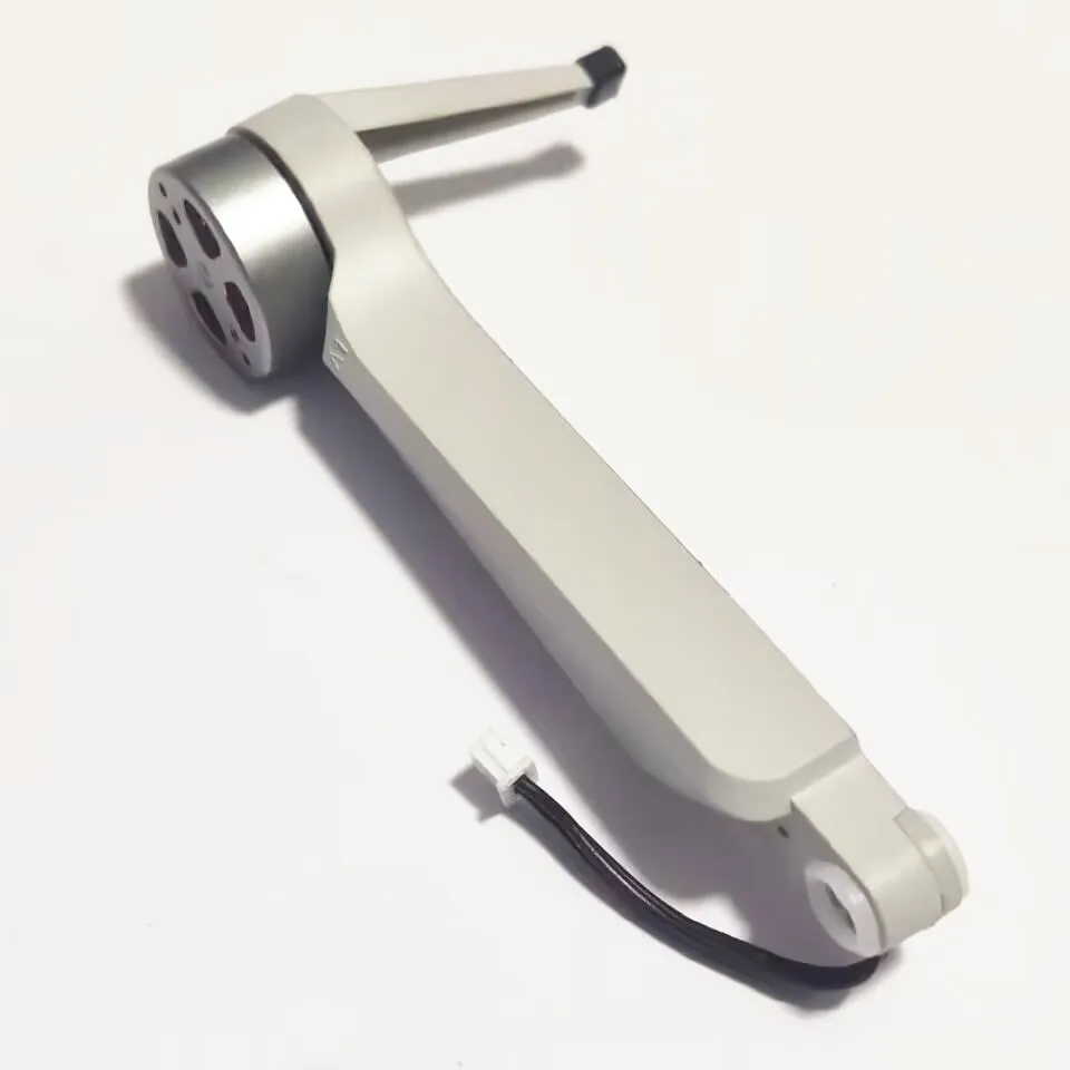 Bras de moteur pour drone pliable LSRC S6S posé sur fond blanc, vue de dessus