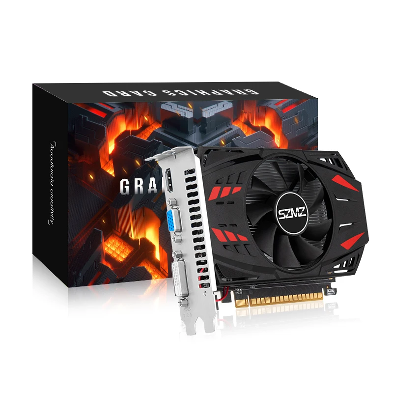 Placa de Vídeo Gráfica 64bits hd Interface 902mhz Ddr3 Display Gaming Placa de Vídeo Ddr3 Substituição para Computador de Escritório Gt730 2gb