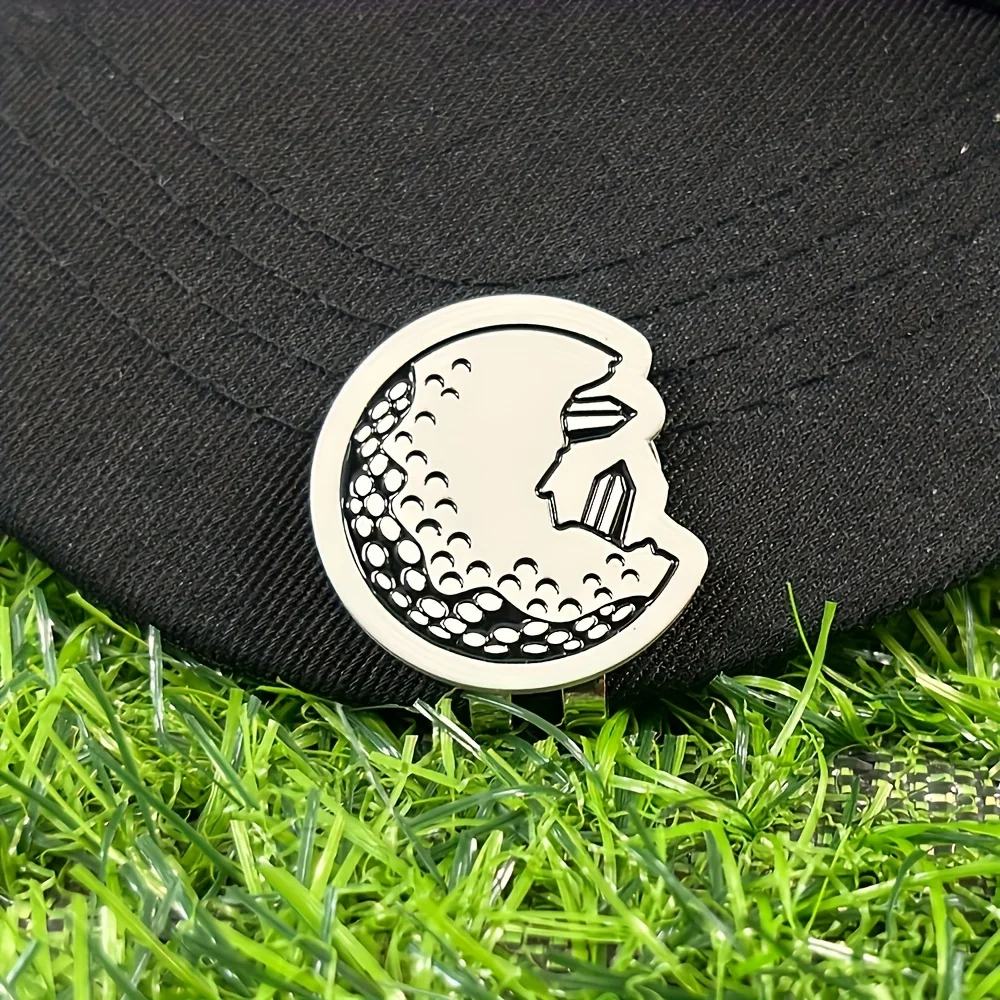 Magnetic golf cap clip versatile and durable with a simple and personalized style perfect gift for golf enthusiasts