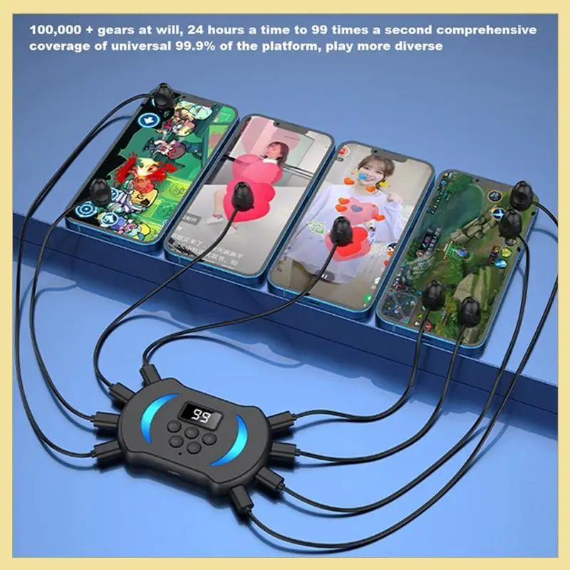 High Quality-App Control Bluetooth Mobile Phone Screen Auto Clicker Simulation Finger Clicker Screen Auto Presser