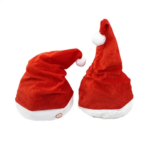 Electric Christmas Hat Singing Dancing Santa Hat For Adults And Kids Unisex New Year Festive Party