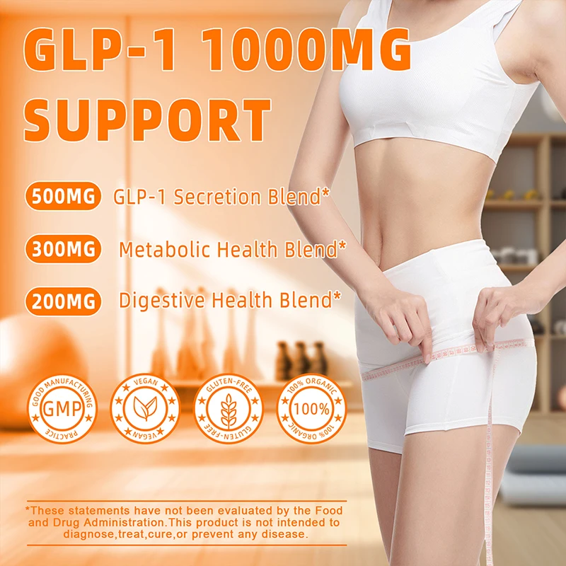 GLP-1 Supplement-Promotes Metabolism Digestion and Intestinal Health Appetite Suppressant Improves Immunity Non-GMO glp 1 supplement