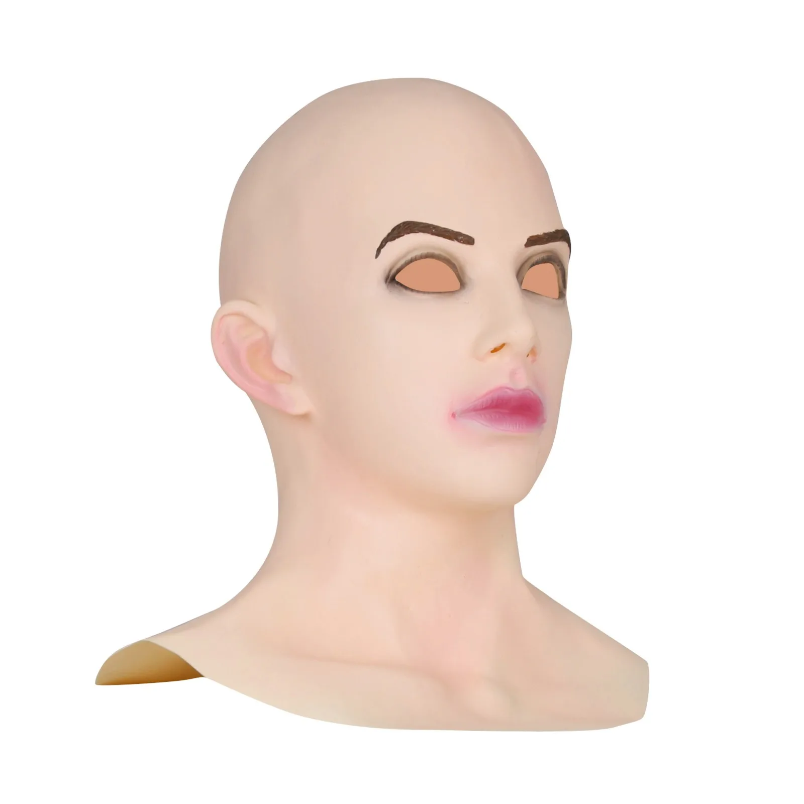 Реалистичная силиконовая маска для женщин для трансвеститов, маскарадный костюм для Хэллоуина, забавные подарки, новые игрушки, 신감 감 2024