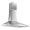 Tieasy 36 Inch 450CFM Wall Mount Ducted / Ductless Convertible Push Button Permanent Filters Led Lights Range Hood ZMG-0190B 1