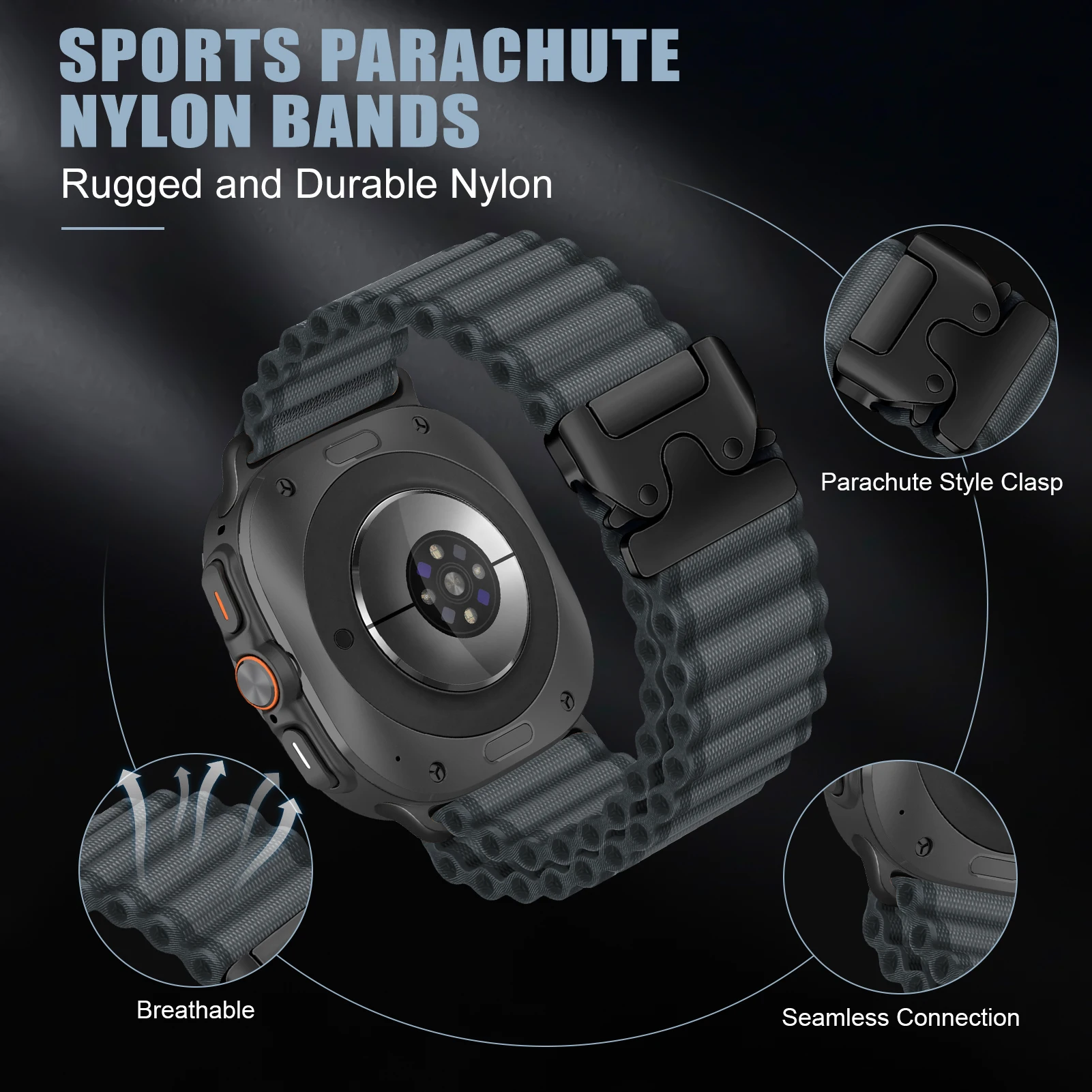 Parachute Trail Nylon Ocean Bracelet