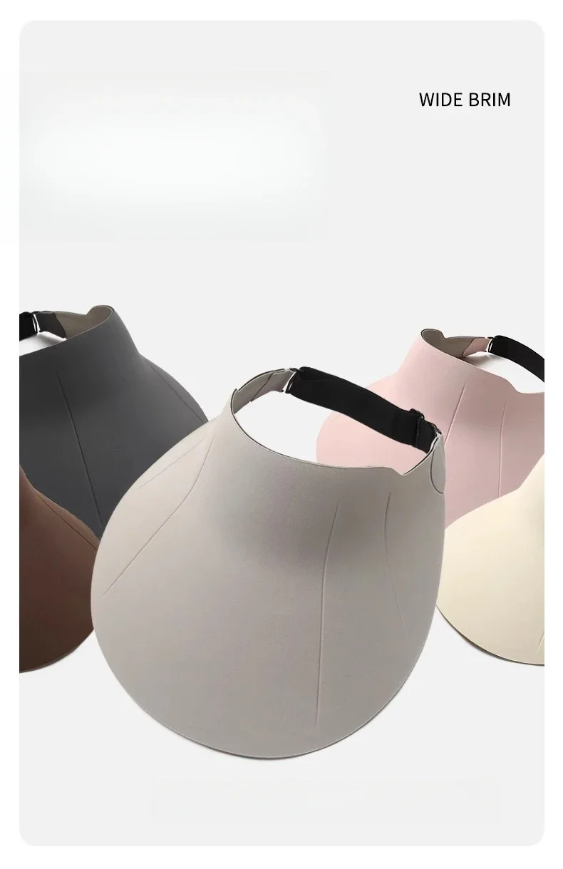 Eine nahtlose, doppelseitig isolierende Kappe mit faltbarem Design, großem Schirm und breitem Stirnband. – Detail 5