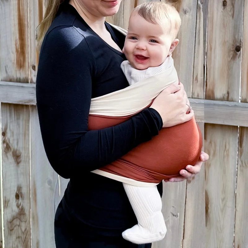 Girl Boy Baby Travel Carrier Mama's Bonding Comforte Unisex Multi Purpose Baby Wrap Easy to Wear Infant Sling Wrap 2