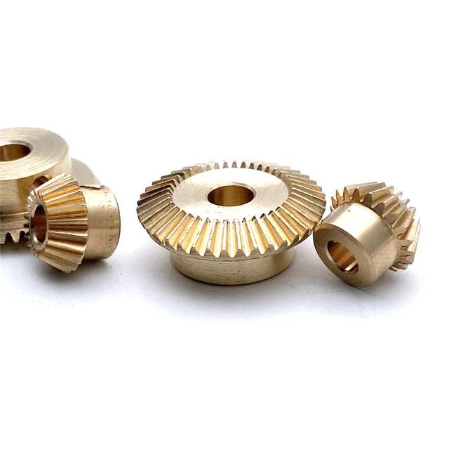 Bevel Gear Made Of Brass Ms58 Module 24 Teeth I=11 Milled, 52 OFF