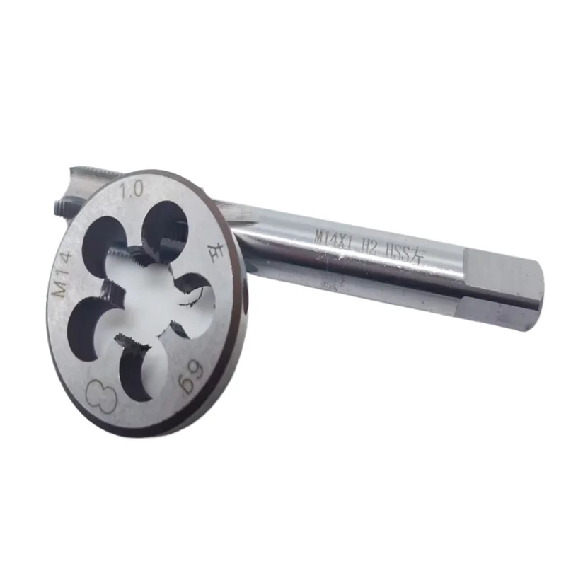 tap and die set 2pcs left hand metric tap die set M2-M22 used for machine tool internal and external thread tapping and thread repair tools