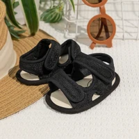 New Summer Baby Sandals Infant Boy Girl Shoes Non-slip Rubber Sole Net Flat Heel Garden Girl Sandals First Walkers Baby Shoes 3