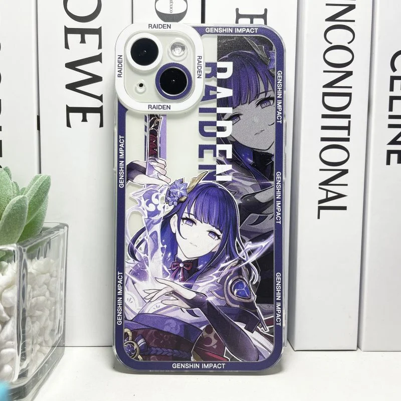 Genshin Impact Furina Shenhe Artistic Phone Case Cover