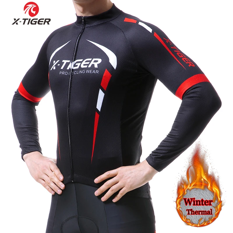 Tuta Ciclismo Invernale Uomo – Pile Termico, Pantaloni Imbottiti Con Gel 3D, Antivento, Taglie EU, Per Temperature -5°C / +16°C