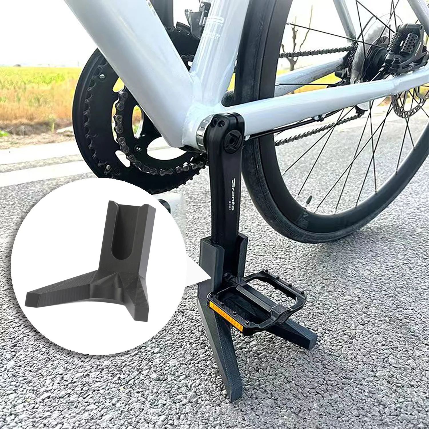 Soporte de bicicleta ABS grueso Universal apto para bicicletas de