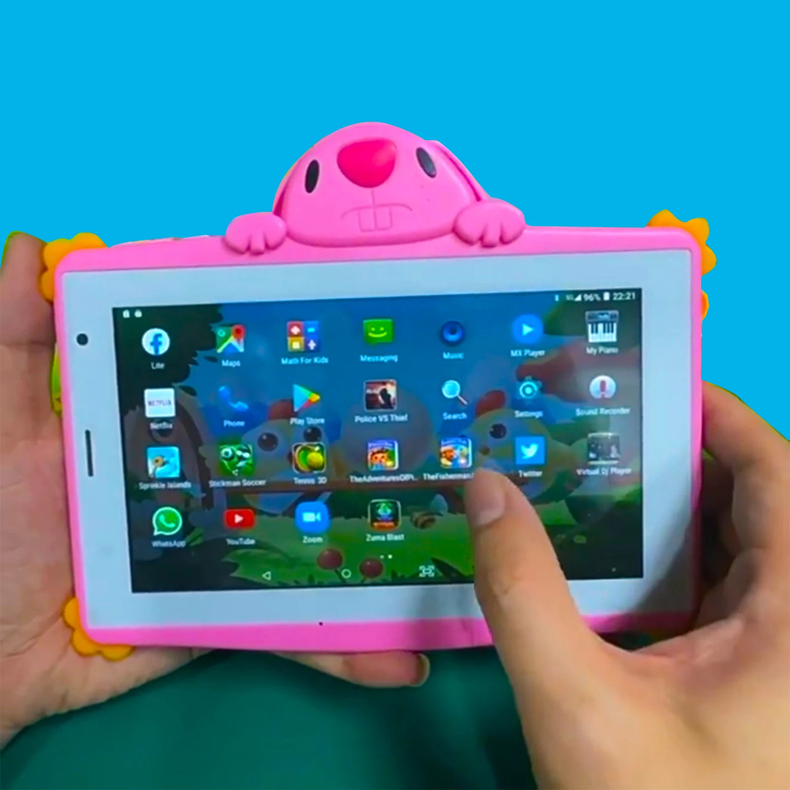 8GB RAM 256GB ROM Kids 7 Inch Tablet PC 5G SIM WI-FI VERSION Learning Education Google Store Android 13 Type-c Charging Tablets 3