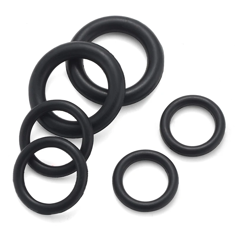 70pcs High Quality Black Rubber Anti Gas Leak 7 Sizes Seal O-Ring Gasket For Dupont Luxury Lighter Universal Repair Inner Parts 6