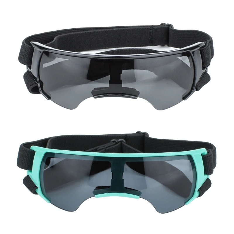 

Q1QC Dogs Goggles for Medium Small Dogs Anti-UV Dogs Sunglasses Windproof Long Snout Dogs Eyewear Adjustable Pets Goggles