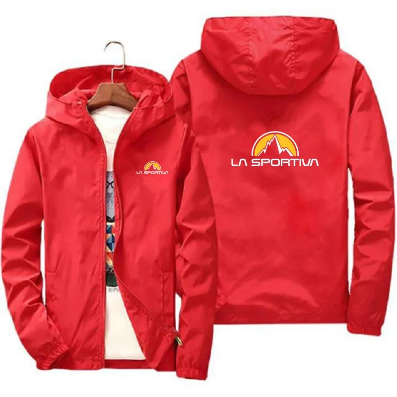 Sports Jacket Autumn La Sportiva Men Jacket Fishing Jacket Outdoor Sports Windproof Lightweight Breathable Zipper Fashion Men Clothing