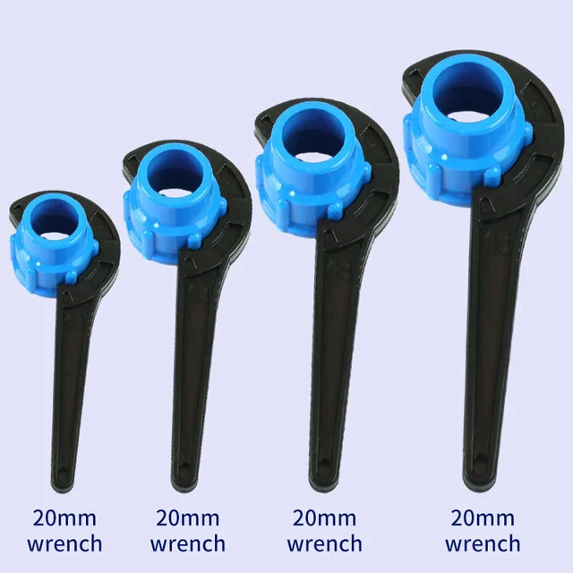 20/25/32/40 Mm Pe Cső Gyors Csatlakoztató Szerelvények Csavarkulcs Öntözőszelep Záróanya Speciális -Javító Tartozék - Image 4