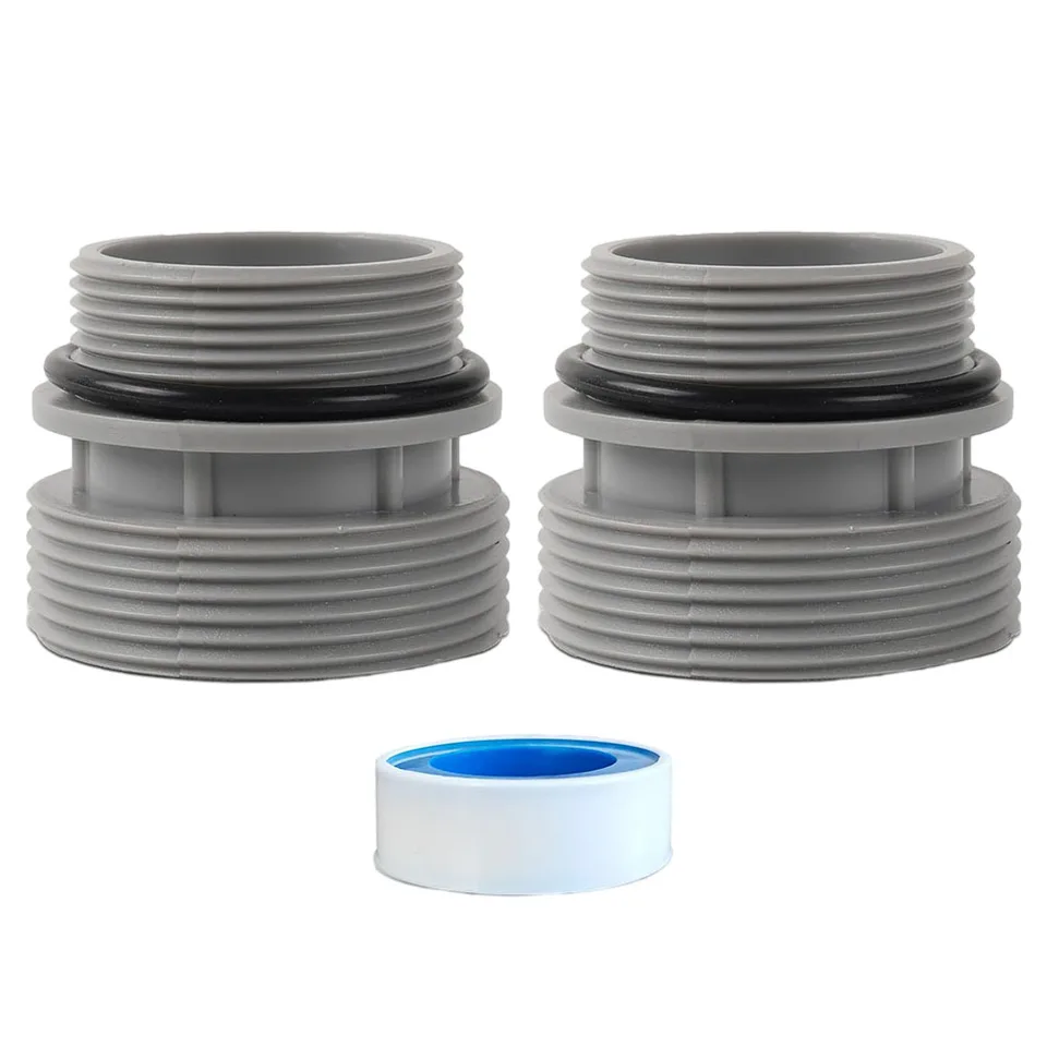 Ophjerg Kit di connettori filettati per piscina Intex fuori terra, ugello d'aria per ingresso piscina fuori terra, parte 10744 10256 10255, include connettore filtro, dado filtro piatto, rondella
