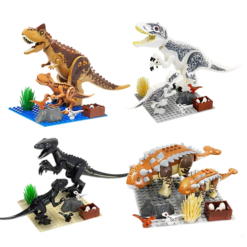 Indominus Rex Lego Dino Carnotaurus Sluban Jurassic Dinosaur World