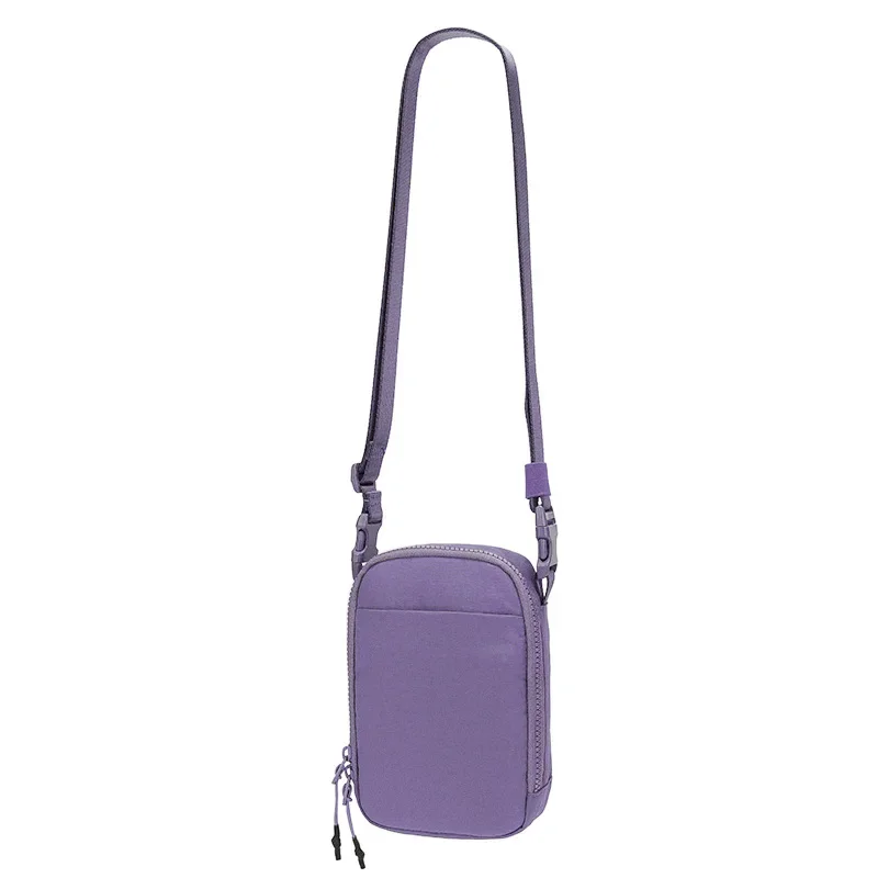 Simple Crossbody Nylon Bag 2023 New Versatile Outdoor Sports Anti Splashing Vertical Zero Wallet Free Shipping Custom Logo.