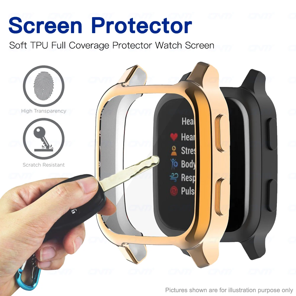 Garmin Venu SQ 2 ̽  TPU Ʈ ȣ Ŀ SQ 2  Ʈ ġ  ü ȭ ȣ    ̽